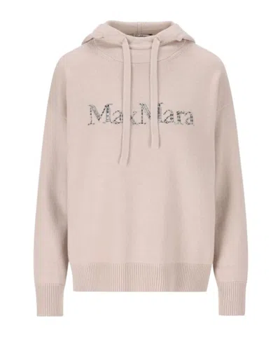 Max Mara Women's Gary - Jersey Sweatshirt With Embroidery In Beige