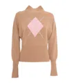 Max Mara Nuccia Camel Sweater/tank/top In Nude
