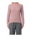 Max Mara Long-sleeved Sweater In Pink