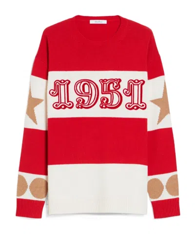 MAX MARA MAX MARA STAR PATTERNED CREWNECK JUMPER