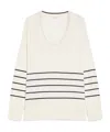 Max Mara Long-sleeved Sweater In White