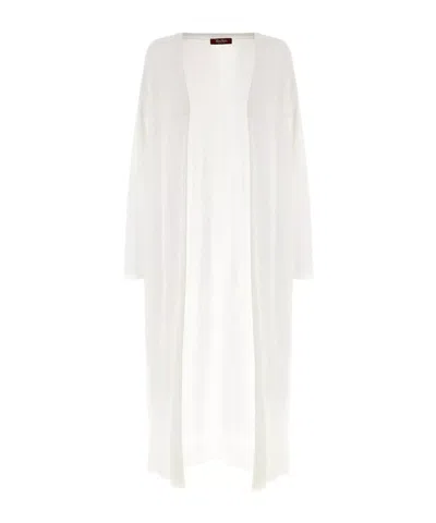 Max Mara Long-sleeved Sweater In White