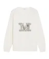 Max Mara Wool-cashmere Palato Sweater In White