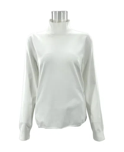 Max Mara Long-sleeved Sweater In White