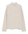 Max Mara Long-sleeved Sweater In White