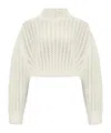 Max Mara Hodeida Open-knit Jumper In White