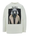 Max Mara Long-sleeved Sweater In White
