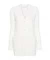Max Mara Wool And Cashmere Blend Cardigan In White
