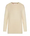 Max Mara Logo-embossed Sweatshirt In Neutral