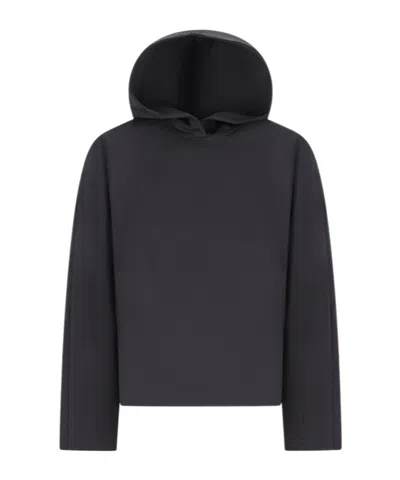 Max Mara Long-sleeved Sweatshirt In Black