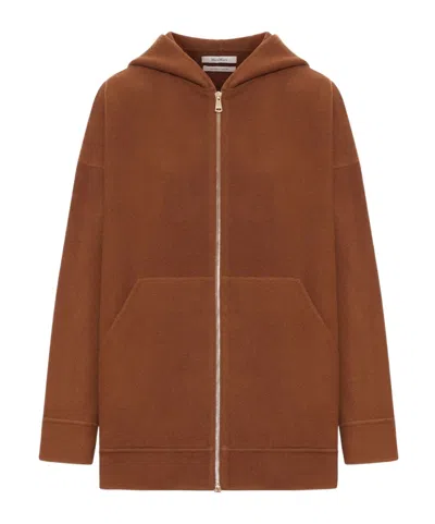 MAX MARA LONG-SLEEVED SWEATSHIRT JACKET