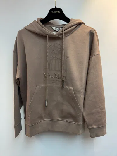 Max Mara Long-sleeved Sweatshirt In Brown