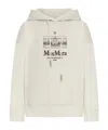 Max Mara Long-sleeved Sweatshirt In White