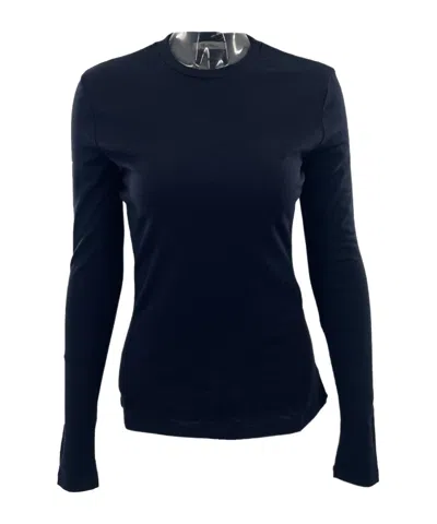 Max Mara Long-sleeved T-shirt In Black