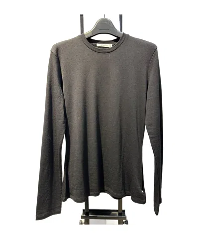Max Mara Long-sleeved T-shirt In Black