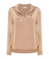 Max Mara Zanzero Shirt In Nude
