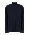 Max Mara Long-sleeved Turtleneck Sweater In Black