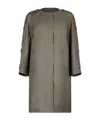 Max Mara Long-sleeved Windbreaker In Clay Color