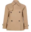 Max Mara Long-sleeved Windbreaker In Nude