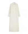 Max Mara Long-sleeved Windbreaker In White