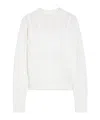Max Mara Wool And Cashmere Crewneck Jumper In White