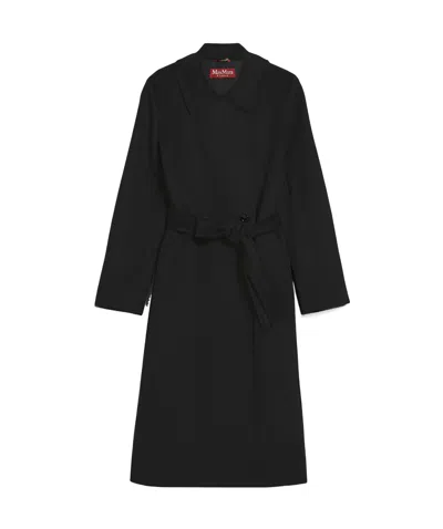 MAX MARA MAX MARA STUDIO BELTED LONG-SLEEVED COAT