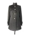 Max Mara Long-sleeved Wool Coat In Black