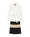 Max Mara Wool Robe Coat In White