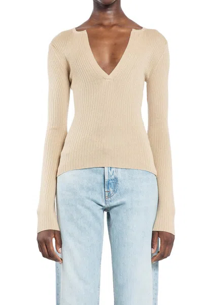 Max Mara Long Sleeves In Beige