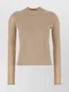 Max Mara Maglione Falesia In Seta Cappuccino Donna In Neutral