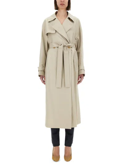 MAX MARA LONG "STRENCH" TRENCH COAT