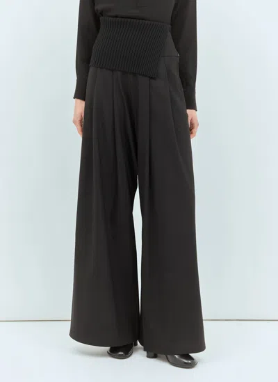 MAX MARA LONG STRETCH WOOL PANTS