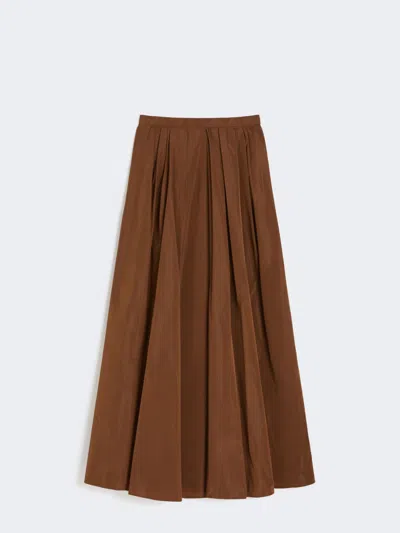 MAX MARA LONG TAFFETA SKIRT