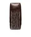 Max Mara Long Tassel Soffy Bag In Brown