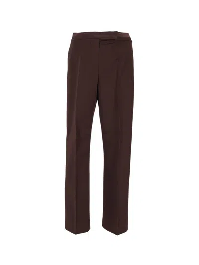 Max Mara Long Trouser Okra In Brown