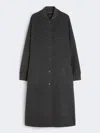 Max Mara Long Wool Coat In Gray
