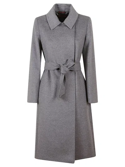 MAX MARA MAX MARA LONG WOOL COAT WITH BELTED WAIST