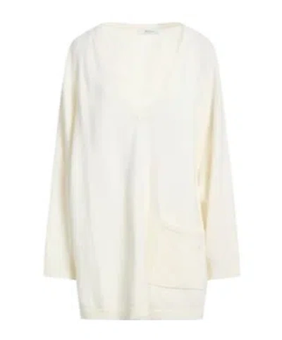 Max Mara Longline Knit Top In White