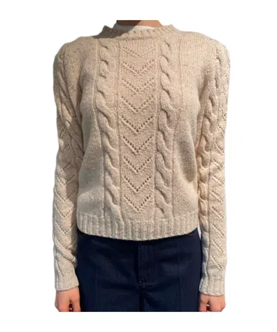 Max Mara Long-sleeve Knit Top In Neutral