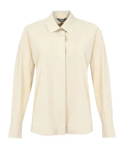 Max Mara Long-sleeve Shirt In Brown