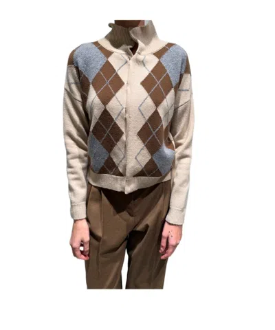 Max Mara Long-sleeved Cardigan In Multi