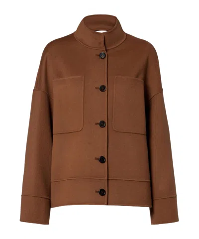 Max Mara Long-sleeved Casual Jacket In Black