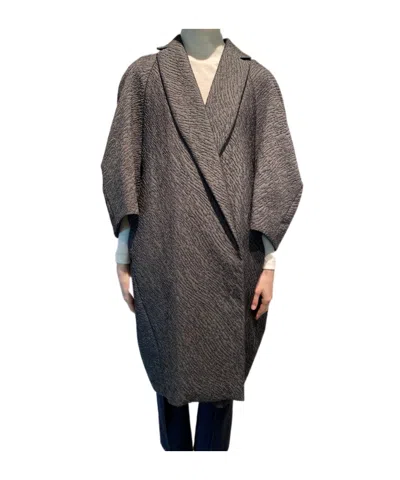 Max Mara Long-sleeved Coat In Brown