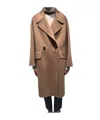 Max Mara Long-sleeved Coat In Brown