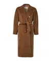 Max Mara Long-sleeved Coat In Brown
