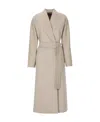 Max Mara Long-sleeved Coat In Multi