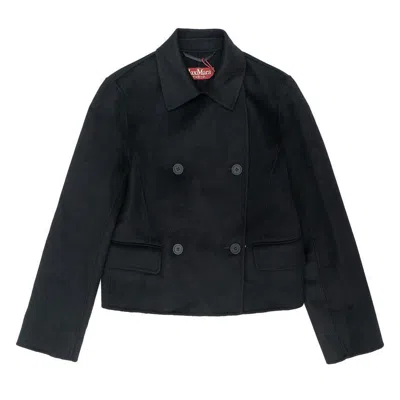 Max Mara Long-sleeved Coat In Multi
