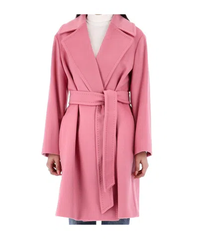 Max Mara Long-sleeved Coat In Pattern