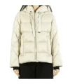 Max Mara Long-sleeved Down Jacket In Blue