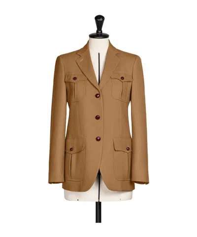 Max Mara Long-sleeved Jacket In Brown